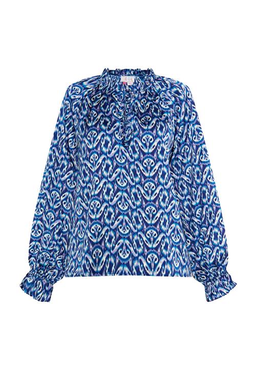 IZIA Bluse  blå / mørkeblå / orkidee / hvid