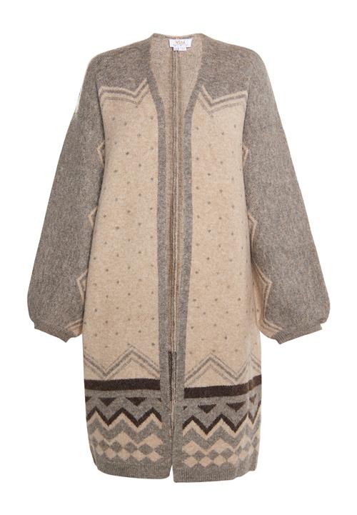 usha FESTIVAL Cardigan  beige / beige-meleret / sort