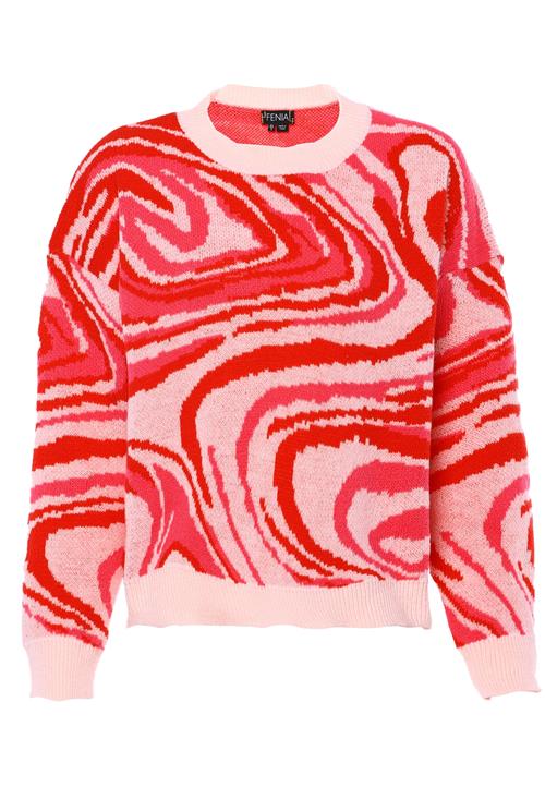 FENIA Pullover  mørkeorange / rød / melon