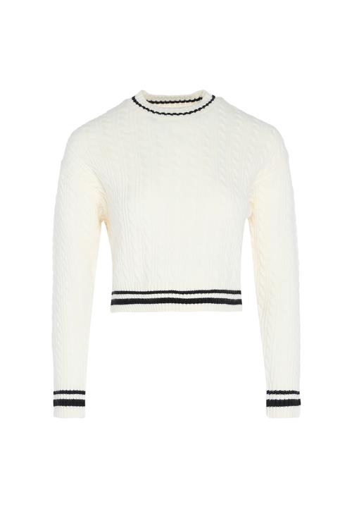 bridgeport Pullover  sort / uldhvid