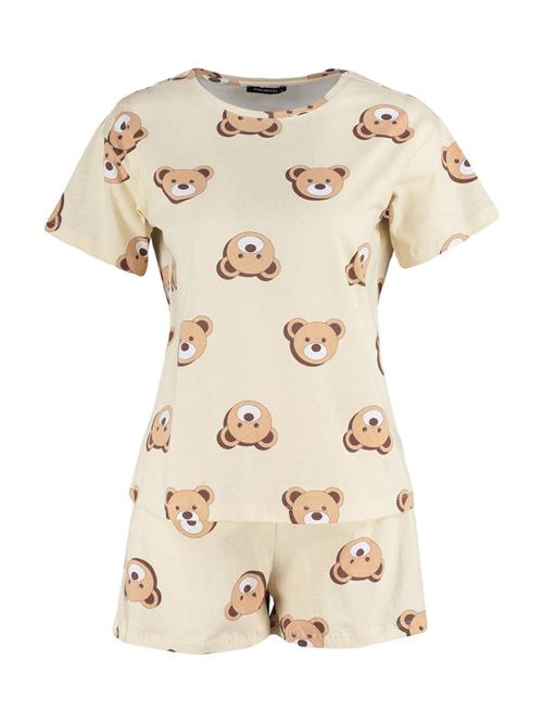 Trendyol Shorty  lysebeige / mokka / mørkebrun / hvid