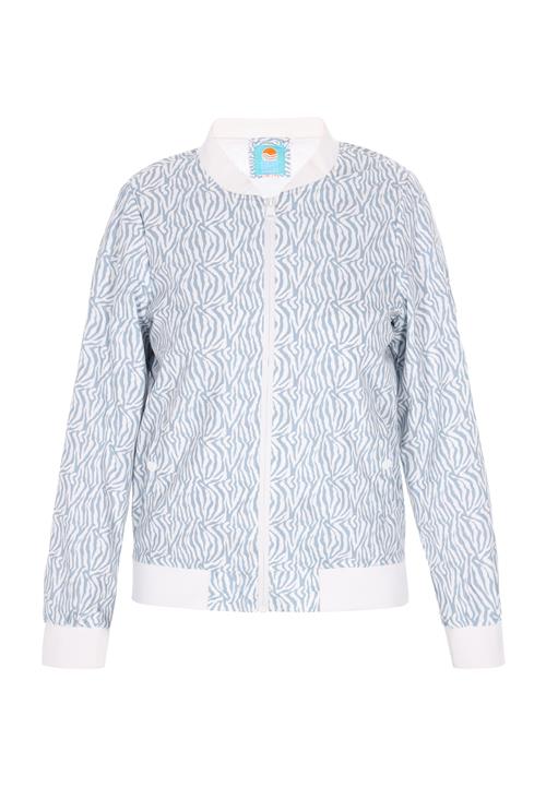 beach budz Overgangsjakke  lyseblå / hvid