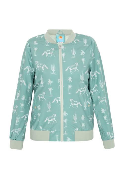 beach budz Overgangsjakke  creme / turkis