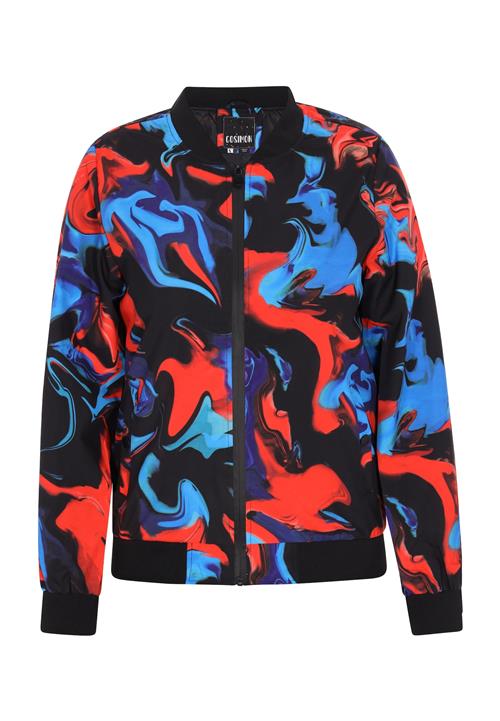 COSIMON Overgangsjakke  himmelblå / brandrød / sort