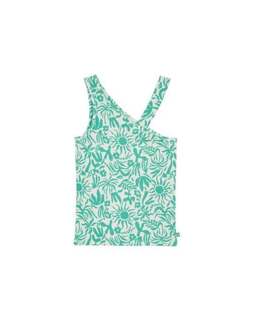 WE Fashion Overdel  grøn / hvid