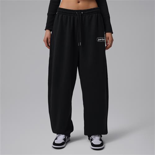 Jordan Flight Fleece baggy bukser til kvinder - sort