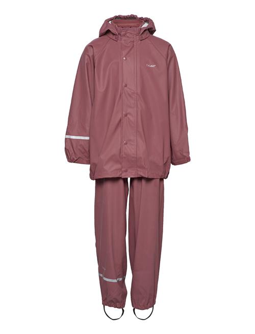 CeLaVi | Basic Rainwear Set -Solid Pu | 128-134