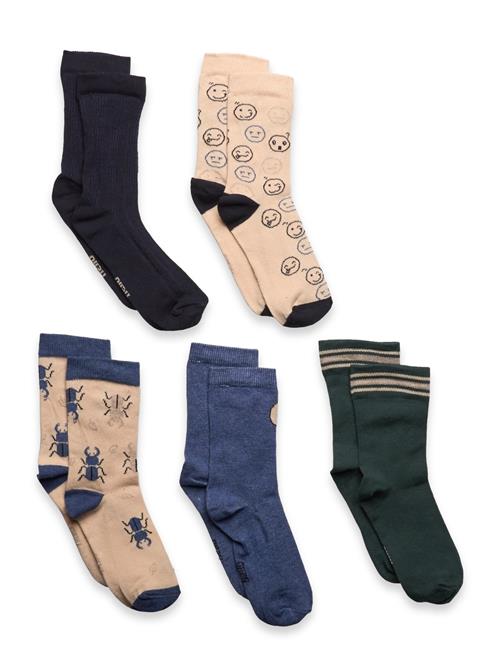 Minymo | Socks W. Pattern (5-Pack) | 31\34