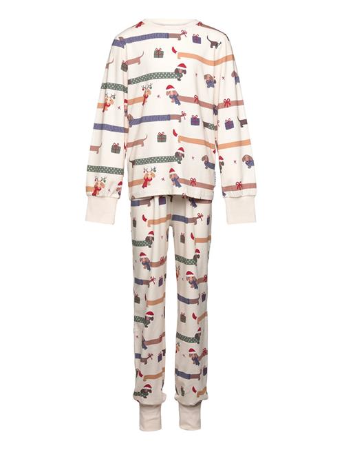 Geggamoja | Bamboo Two Piece Pyjamas Santa Dogs | 86/92