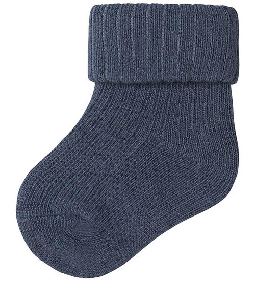 Name It Strømper - Rib - NbmNobbu - Vintage Indigo