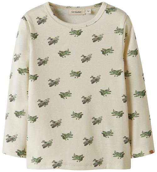 Lil' Atelier Bluse - Bomuld/Lyocell - NmmLayo - Coconut Milk/Air