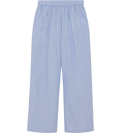 Creamie Bukser - Woven Stripe - Blue Lustre