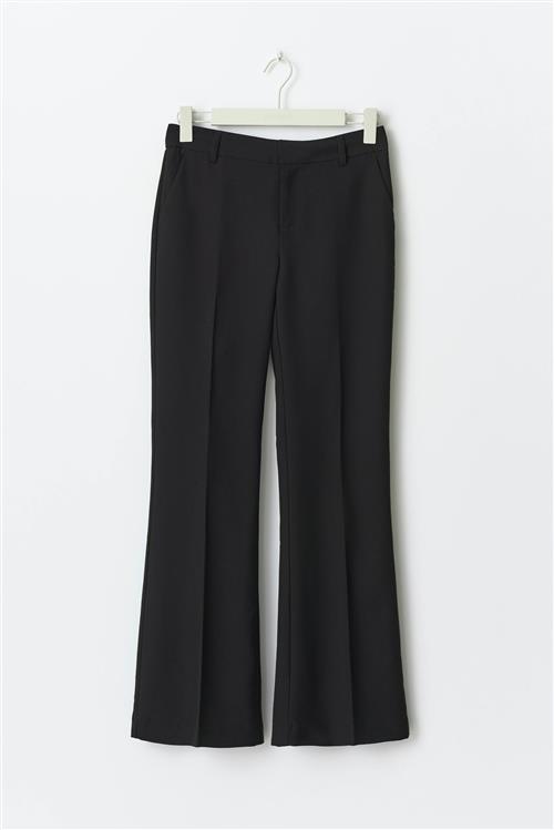 Gina Tricot - Tall relaxed trousers - vide habitbukser - Sort - 34 - Dame
