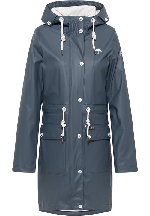 Schmuddelwedda Overgangsfrakke  dueblå / sort / hvid