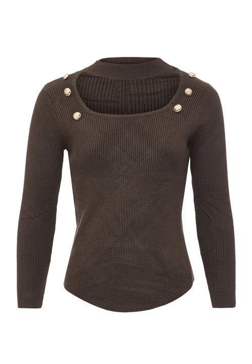 caneva Pullover  choko / guld