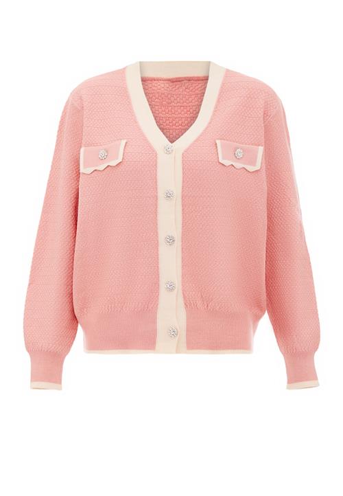 carato Cardigan  beige / lyserød