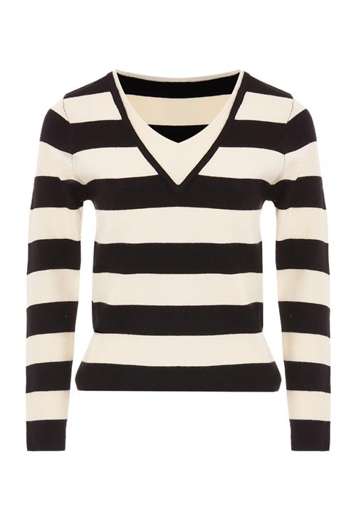 bridgeport Pullover  beige / sort