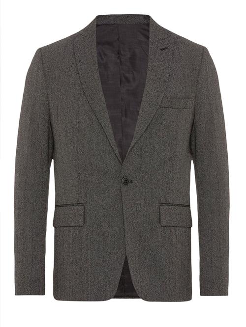 Daniel Hills Jakke  sort-meleret