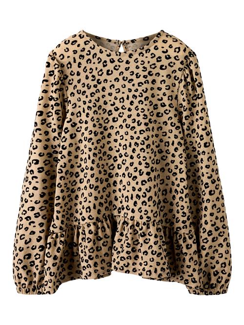 NAME IT Leo Glimmer Bluse Rebekka Silver Mink