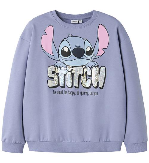 Name It Sweatshirt - NkfFordi - Stitch - Purple Impression