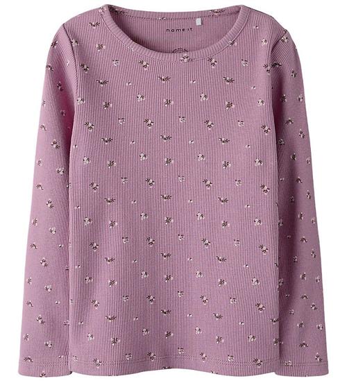 Name It Bluse - Rib - NmfPolinne - Mauve Orchid