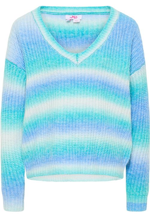 MYMO Pullover  turkis / lyseblå / hvid