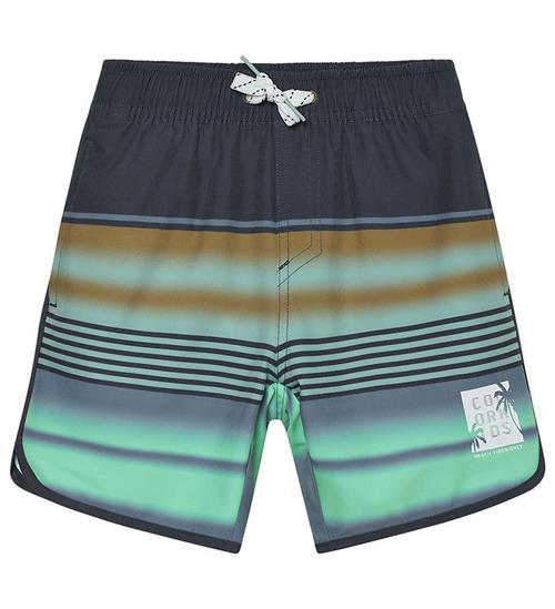 Color Kids Badeshorts - AOP - Fennel Seed