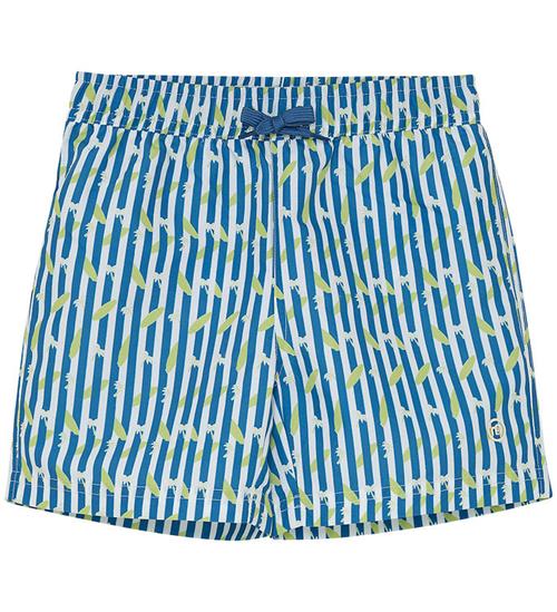 Minymo Badeshorts - AOP - Dutch Blue