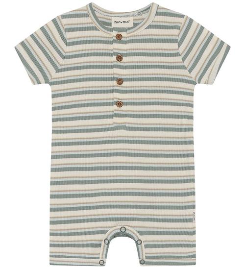 Minymo Sommerdragt - Rib - Lily Pad