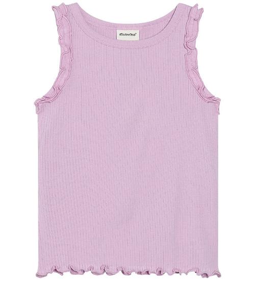 Minymo Tanktop - Rib - Violet Dusk