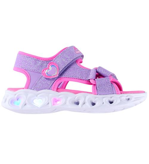 Skechers Sandaler - Girls Heart - m. Lys - Lavender/Pink