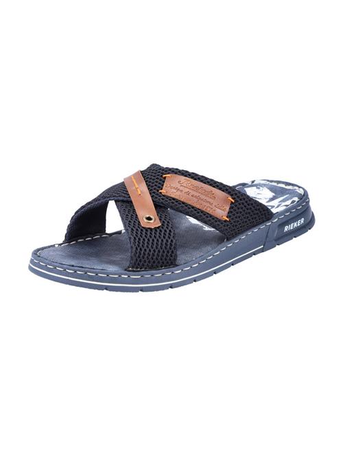Rieker Pantoletter  navy / cognac