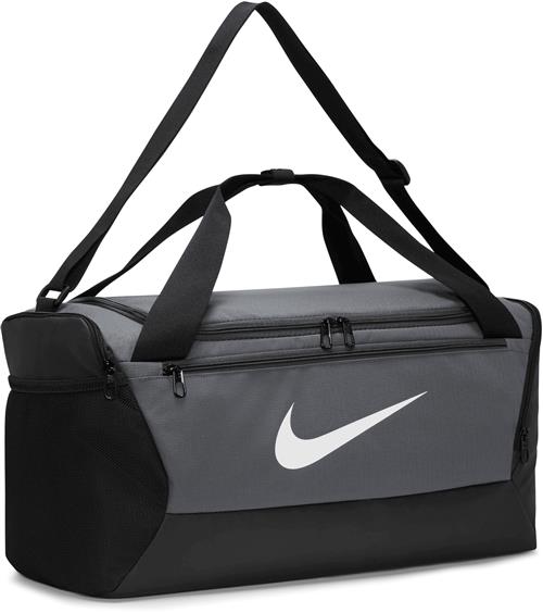 NIKE Sportstaske 'Brasilia 9.5'  grå / sort / hvid