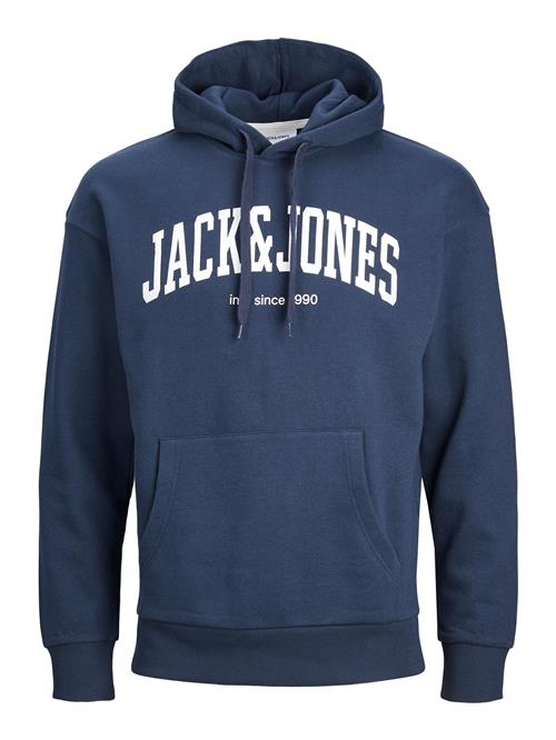 JACK & JONES Sweatshirt 'JJEJosh'  navy / hvid
