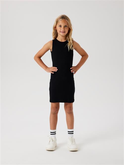 NAME IT Rib Kjole Nakal Black