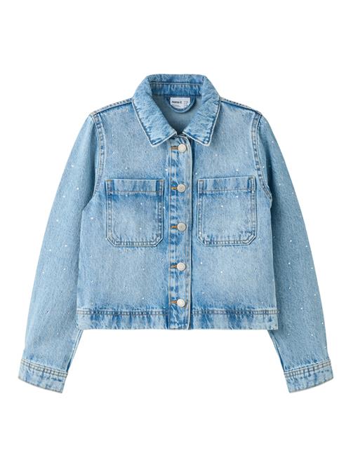 NAME IT Jakke Flis Light Blue Denim Rhine