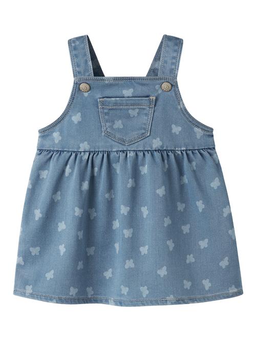 NAME IT Spencer Kjole Mille Light Blue Denim Butterfly