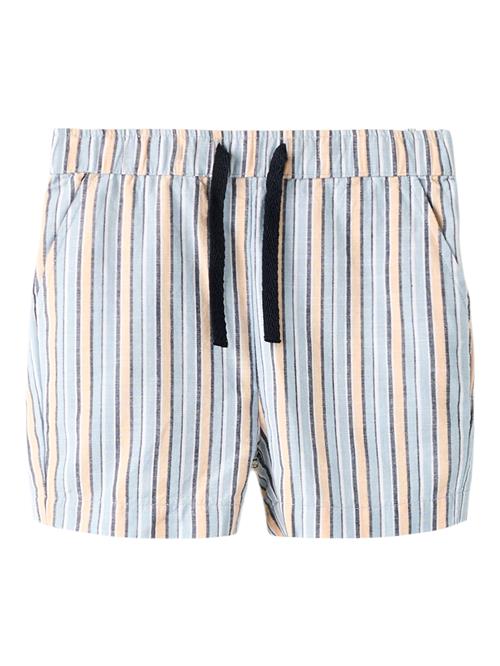 NAME IT Shorts Fiore Blue Fog Peach Fuzz