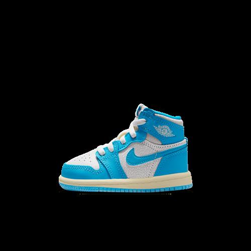Jordan 1 Retro High OG "UNC Reimagined"-sko til babyer/småbørn - blå