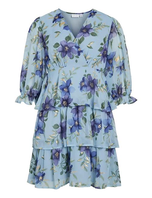 Vila | Vimagnolia 3/4 -Neck Short Dress/Dc/Ka | 40