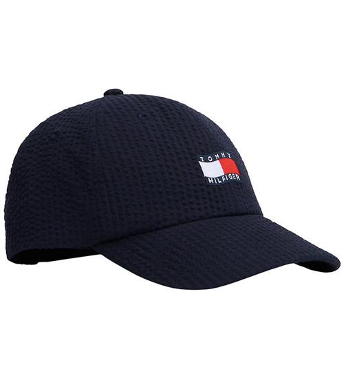 Tommy hilfiger Kasket - Wavy Flag - Space BlueBlue