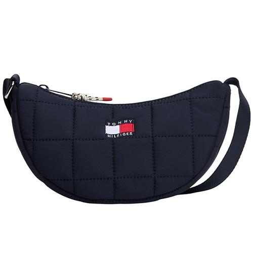 Tommy Hilfiger Taske - Wavy Quilted Moon - Space BlueBlue