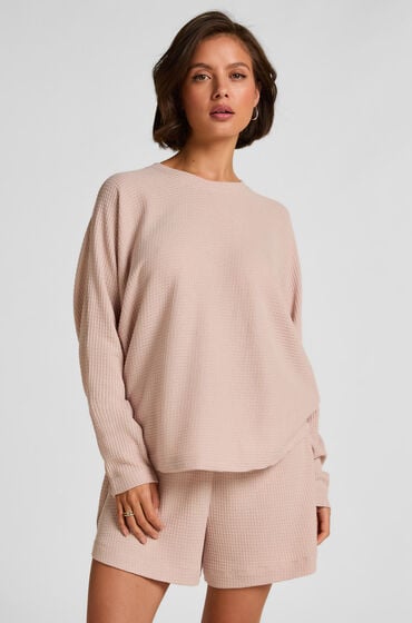 Hunkemöller Short Waffle Sloane Beige