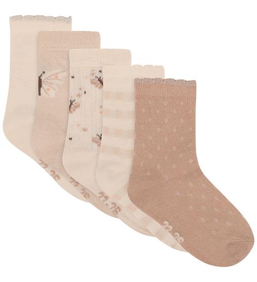 Minymo Strømper - 5-pak - Rugby Tan