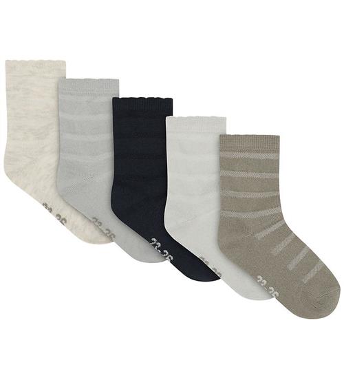 Minymo Strømper - 5-pak - Night Gray