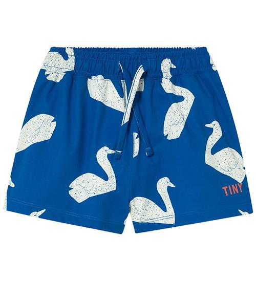Tiny Cottons Badeshorts - Big Swans - Blå
