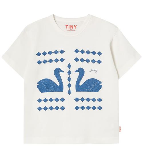 Tiny Cottons T-shirt - Swans Diamonds - Off-white