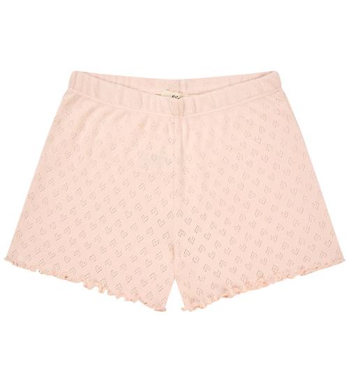 Copenhagen Colors Shorts - Pointelle Heart - Dusty Rose