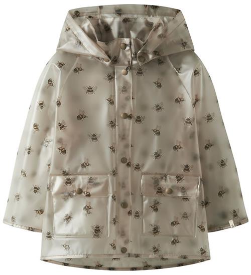 Lil' Atelier Regnjakke - NmnMamio - Turtledove m. Bier