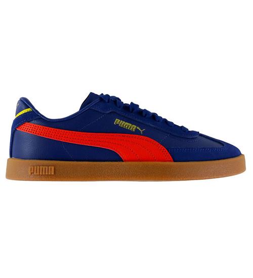 Puma Sko - Club II Era Jr - Blue Jewel/Rød